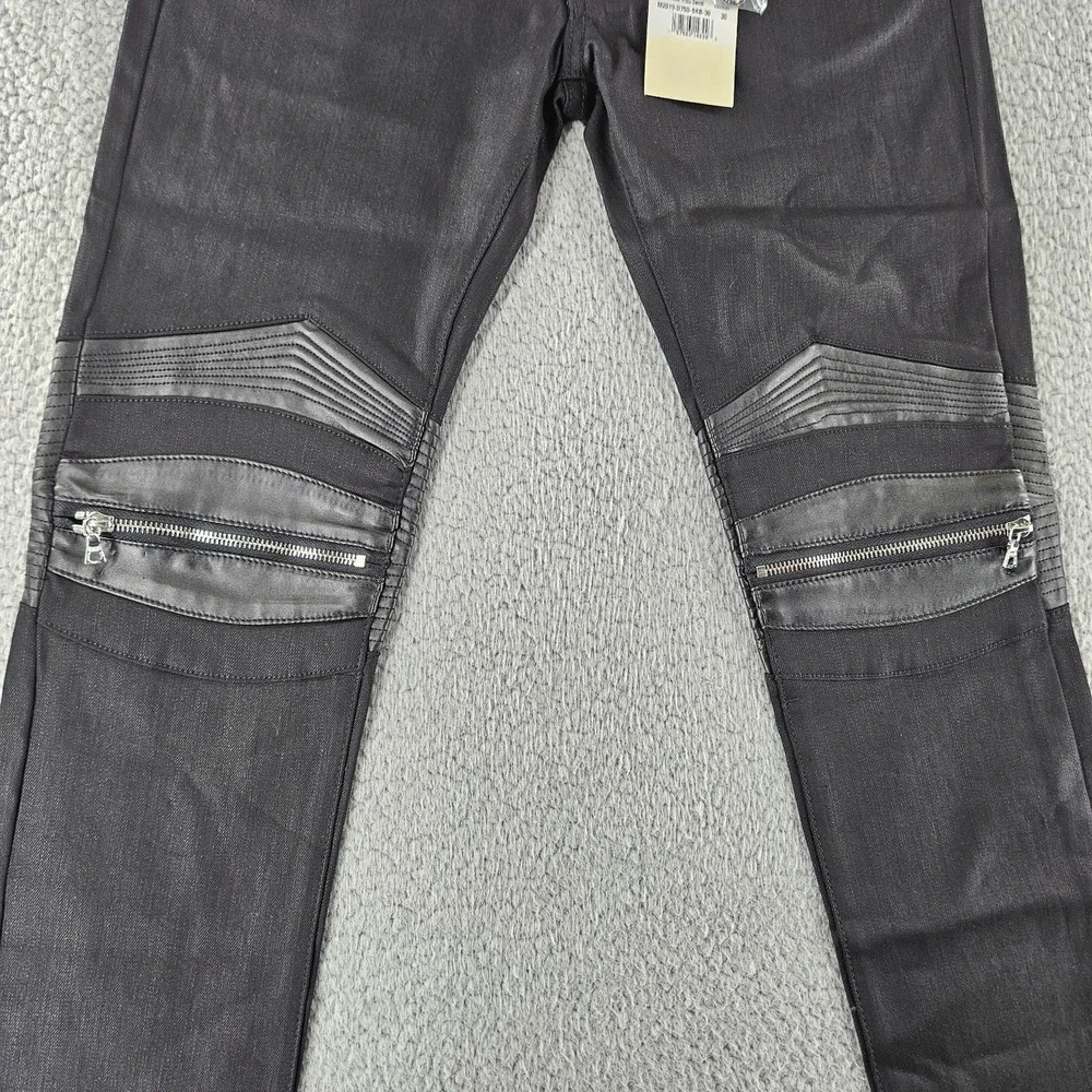 Mnml Jeans Mens 30‎ Black X186 Stretch Moto Denim Streetwear Grunge Punk Rock